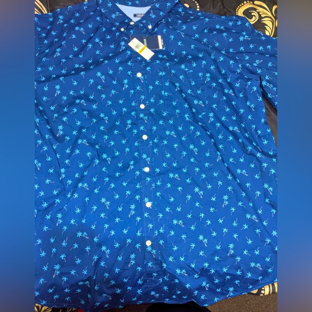 NWT Izod 4xlt Beach print top.